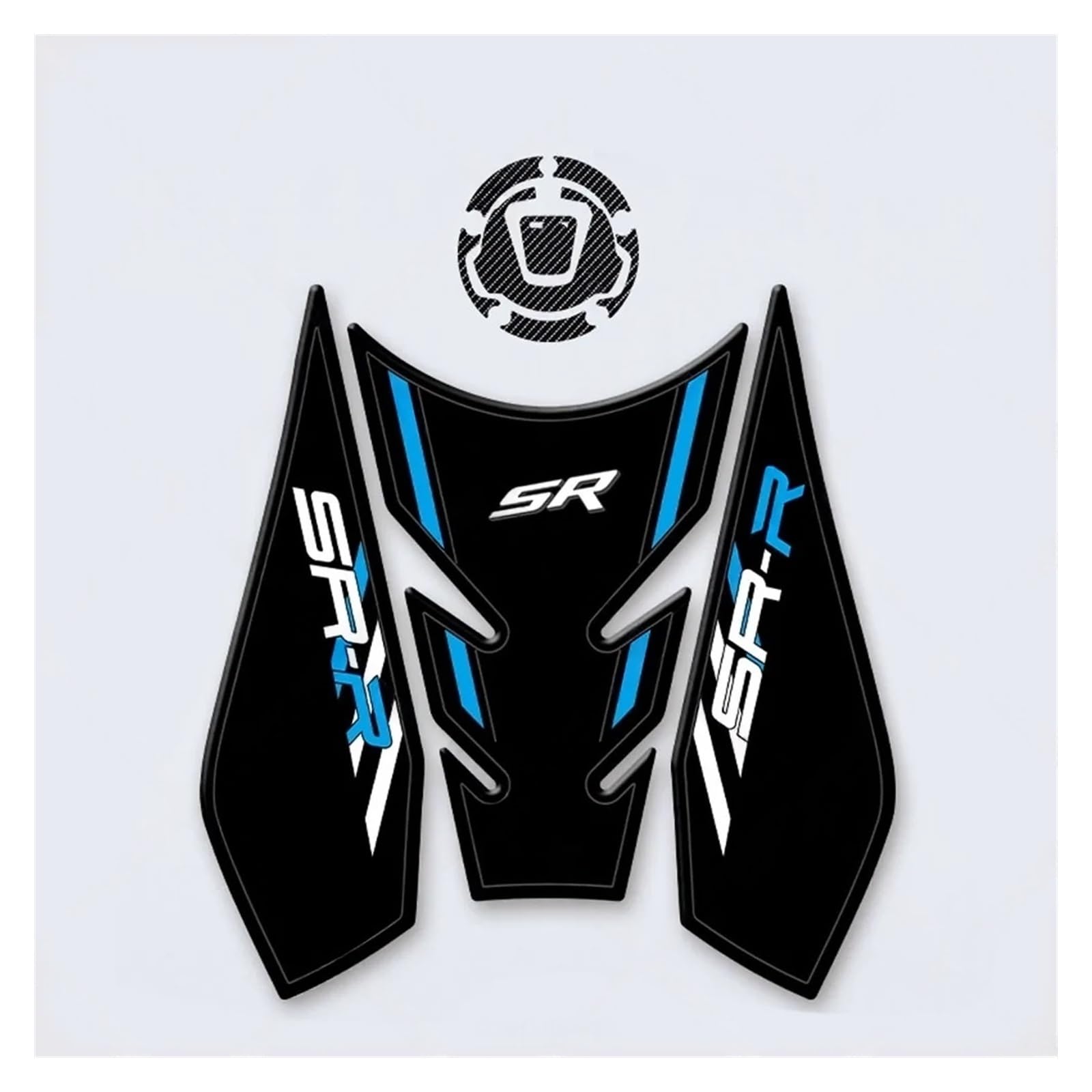 Motorcycle Gas Tank Sticker for 675SR-R 675sr-r Motorcycle Accessories Fuel Tank Stickers Kits Protection Generic Universal General Purpose Replacement Kit