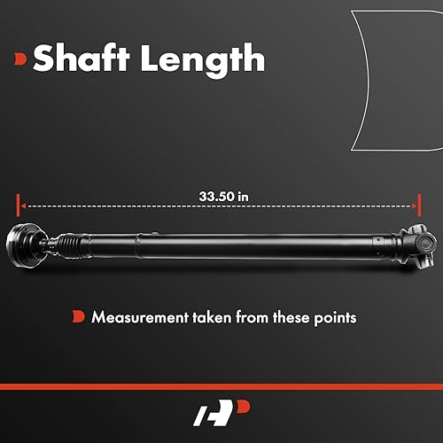 Miniatura 2 de A-Premium Conjunto de eje de transmisión completo delantero compatible con Jeep Grand Cherokee 2002 2003 2004, L6 4.0L, repuesto # 52105884AA