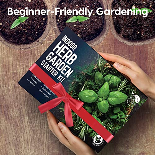 Realpetaled Realpelated Indoor Herb Garden Kit 10 Non-Gmo Herbs- Window Herb Garden Kit With 10 Reusable Pots thumb #3