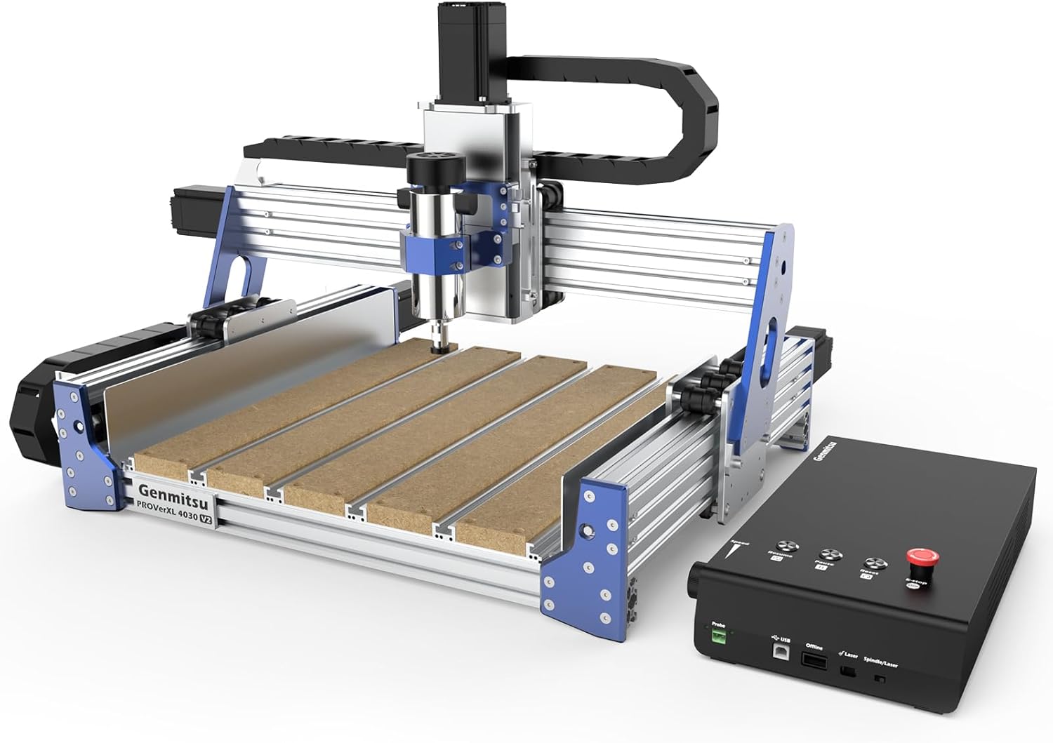 Genmitsu CNC Router Machine PROVerXL 4030 V2 + Offline Control Module with LCD Touchscreen for PROVerXL 4030 V2