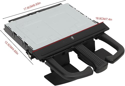 Miniatura 2 de Portavasos trasero, reposabrazos de asiento trasero, portavasos estirable para bebidas