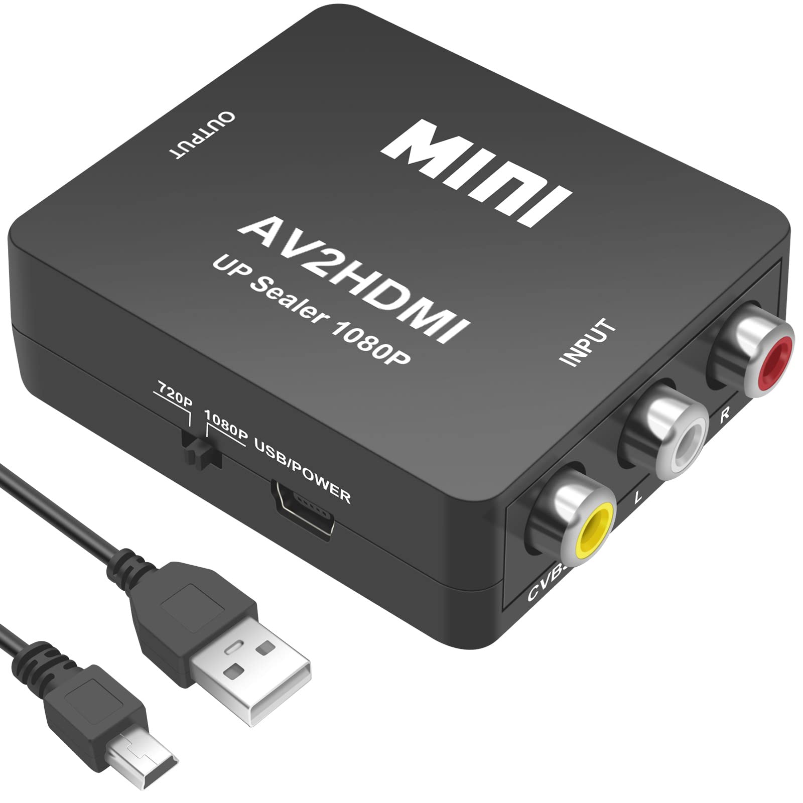 液晶テレビ HDMI USB LAN コンポジット Amazon.co.jp: 2 AV - HDMIコンバーター、1080P/720P 2ポートRCA