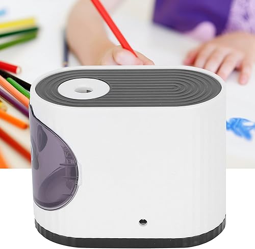 Miniatura 3 de Sacapuntas eléctrico, sacapuntas eléctrico para niños, afilador rápido con parada automática, papelería de dibujos animados, herramientas de