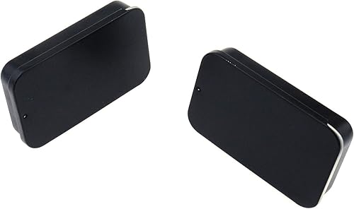 Miniatura 4 de Coshar 12 recipientes de metal con tapas deslizantes, caja de almacenamiento rectangular para bálsamos labiales, perfumes sólidos, píldoras, hierbas