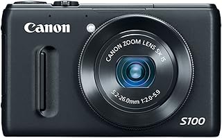 Canon PowerShot S100 12.1 MP Digital Camera with 5X Wide Angle Optical Image Stabilized Zoom (Black)