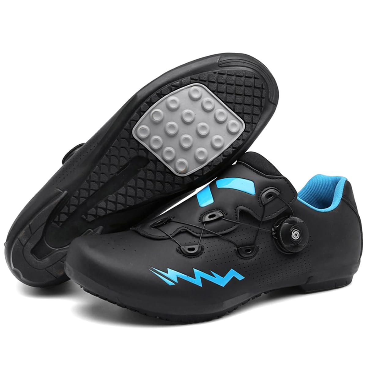 Scarpe Ciclismo Senza Attacchi Uomo Donna, Suela de Goma Bici Scarpe Strada e Mountain Unisex Equitazione per Interni Antiscivolo e Traspiranti