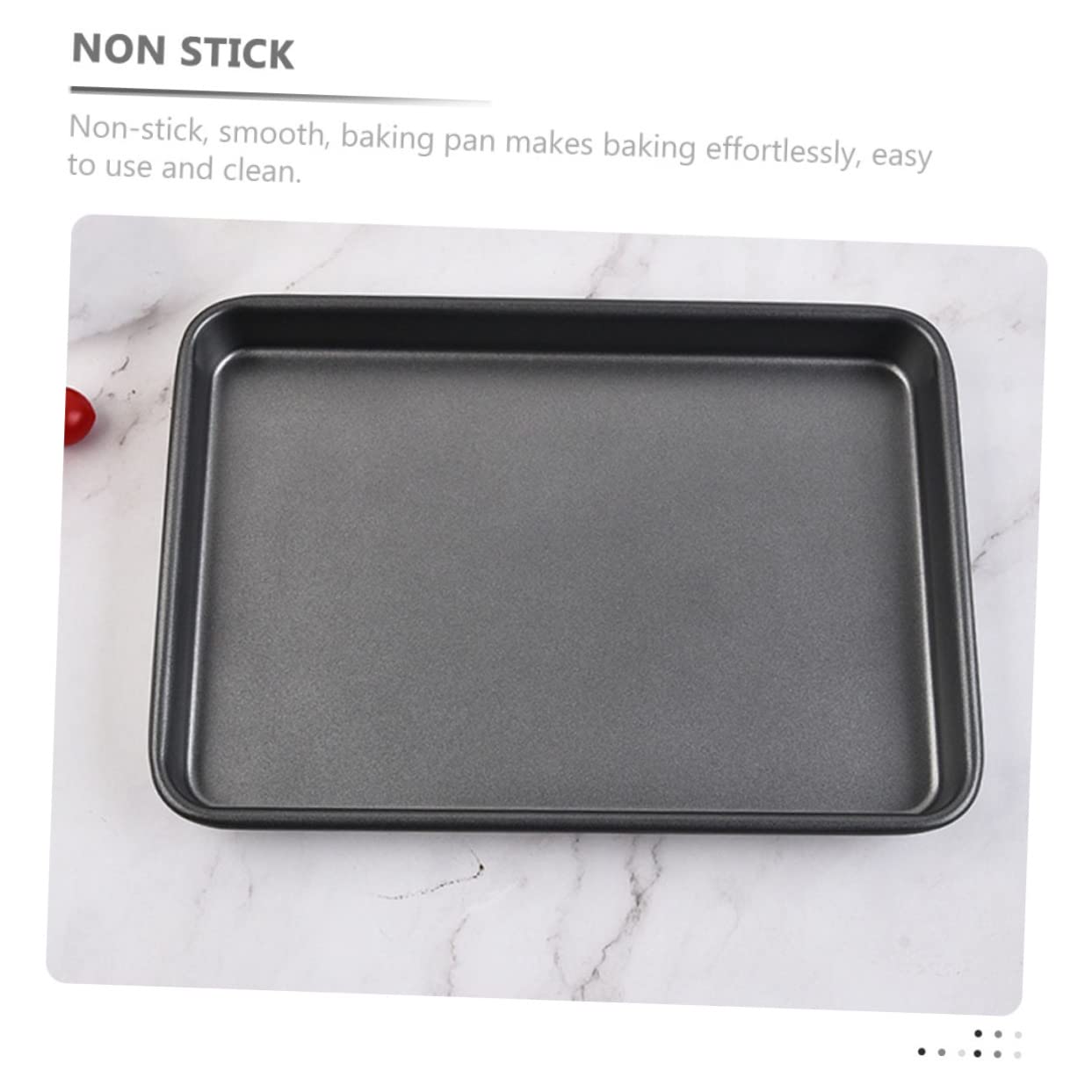 2pièces Plaque de Cuisson Rectangulaire Plaque de Cuisson Ménager Multifonction Ustensile de Cuisine