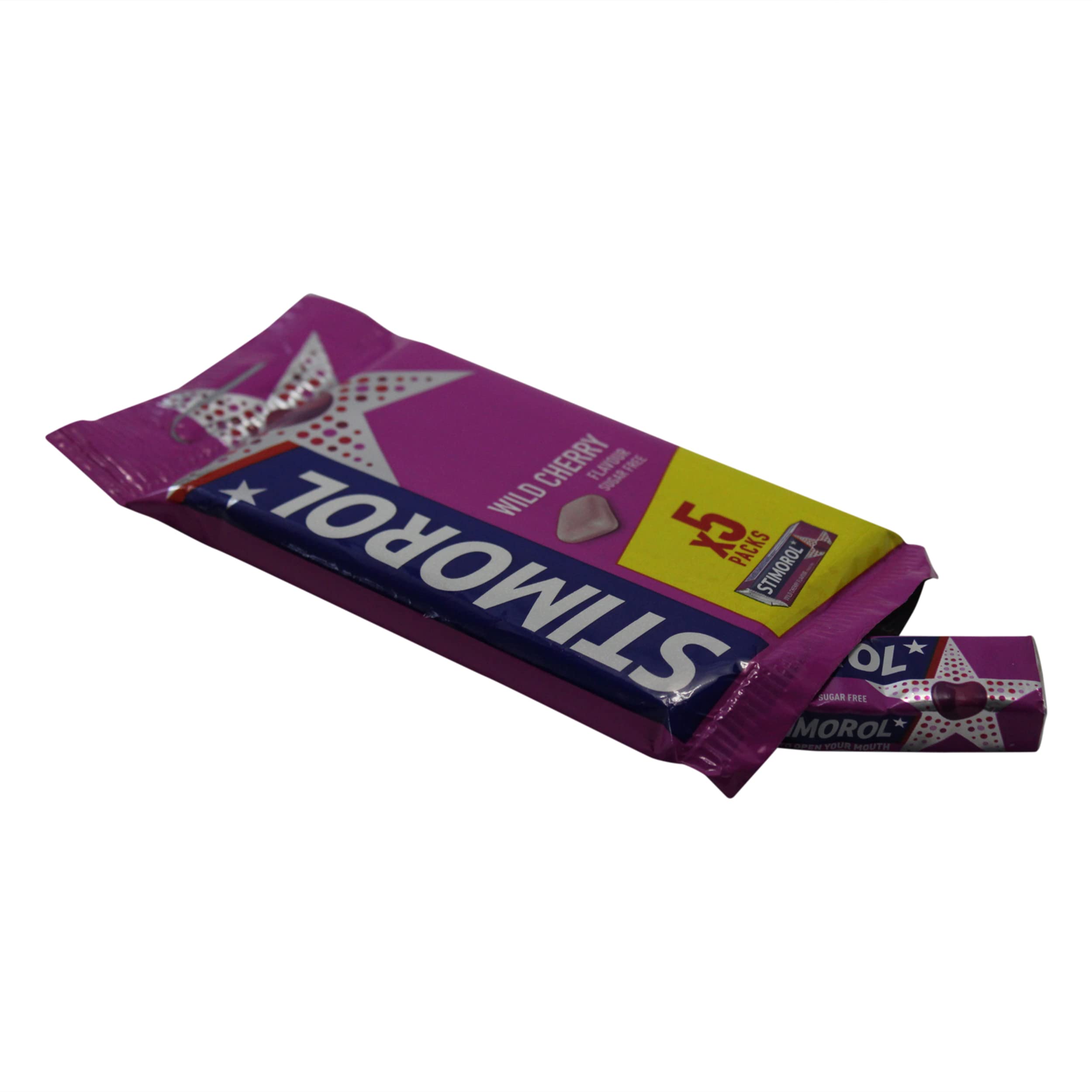 StimorolOriginal Wild Cherry Chewing Gum 5 PACK