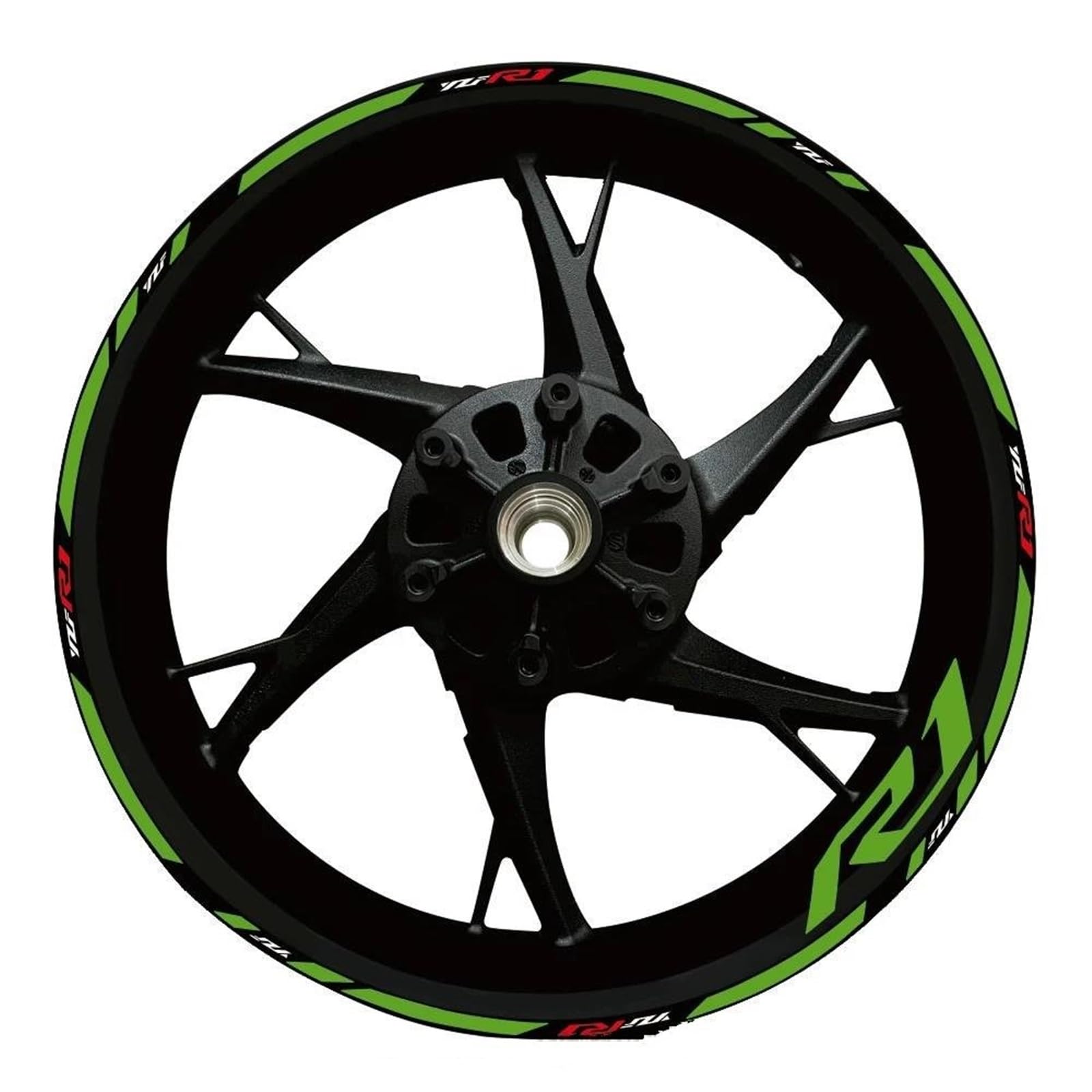 Wheel Stickers Motorcycle Reflective Wheel Decal for YZF R1 YZFR1 YZF-R1 Hub Stickers Rim Protector Kit Rim Reflective Decal