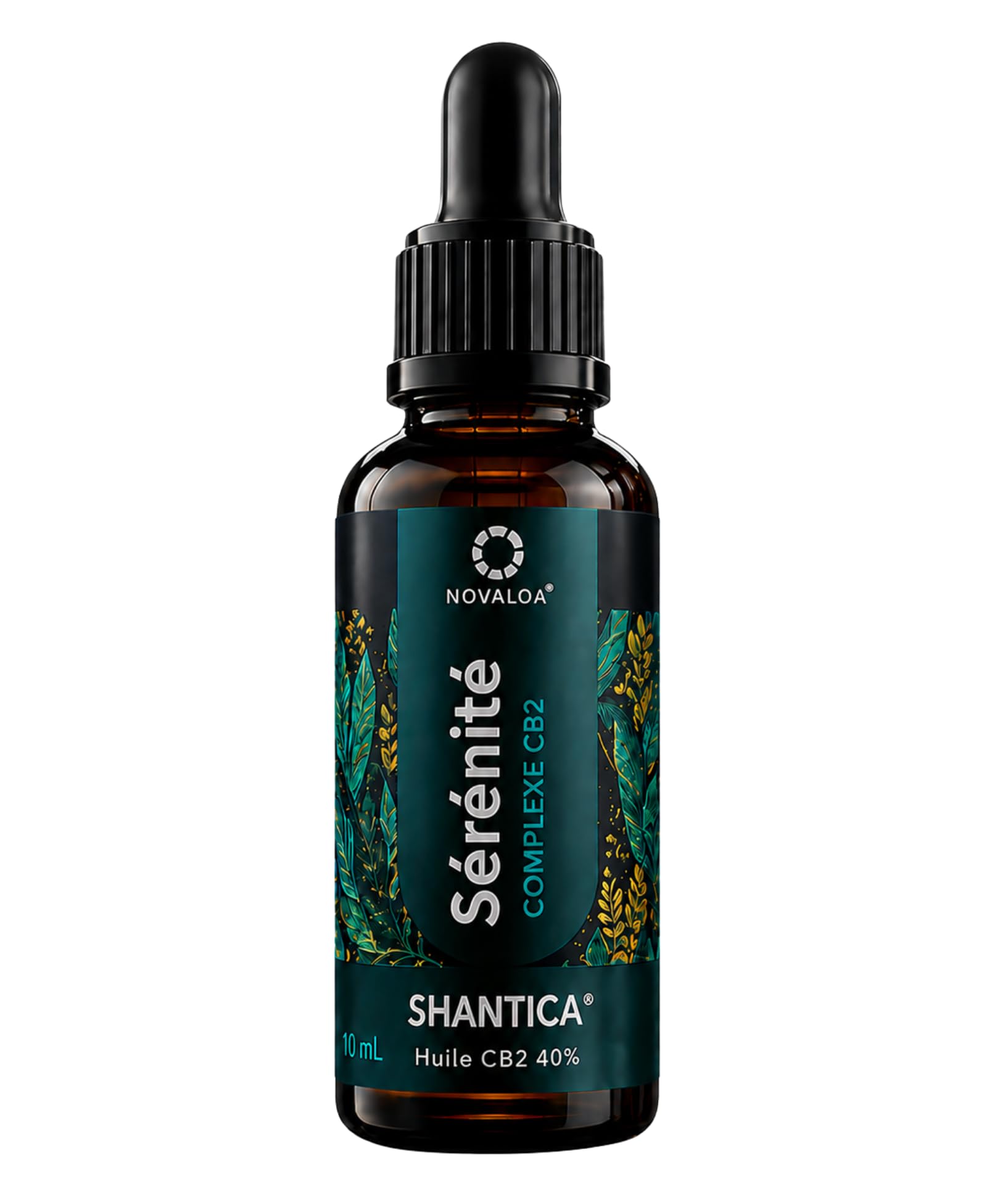 Laboratoire – Huile Sérénité Complexe CB2® 40% – Sans CBD Sans THC – 10 ml – Saveur Nature