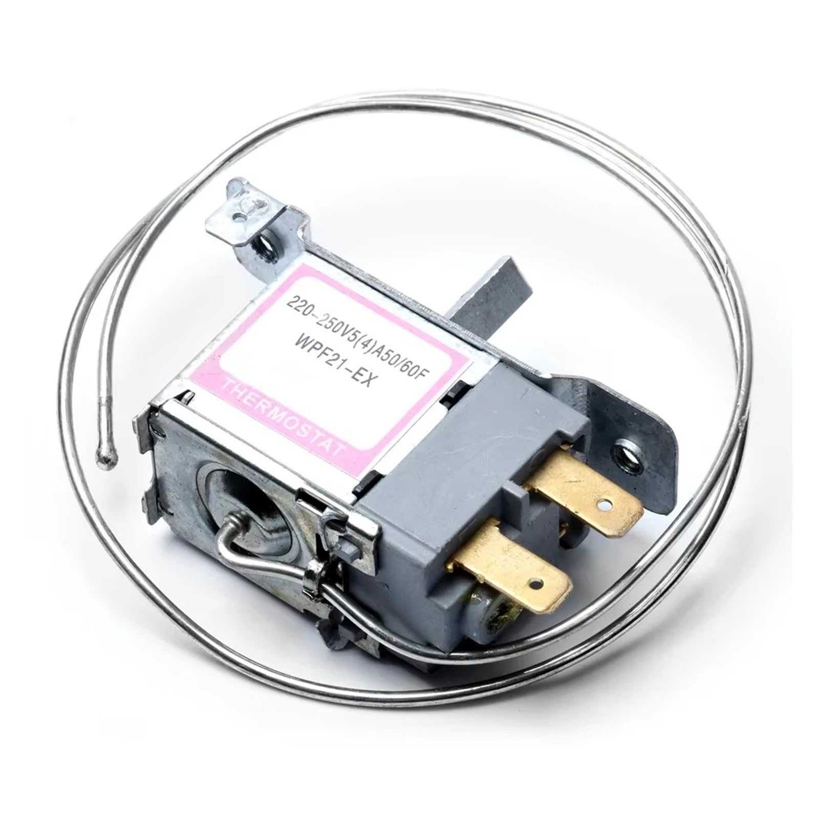 1 PZ WPF21-EX Termostato for Frigorifero A 2 Pin Accessori for Il Controllo Della Temperatura Del Congelatore In Metallo for Uso Domestico