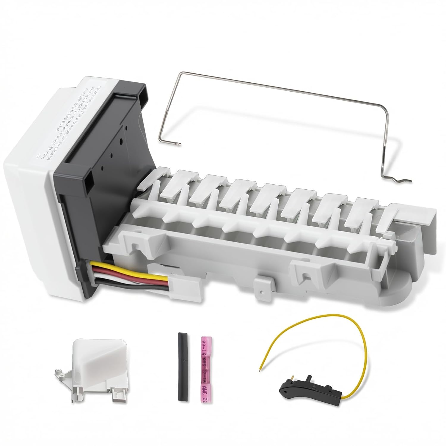 W10882923 Refrigerator Ice Maker Assembly, Durable and Reliable, Stable Ice-Making, Replaces AP6037857, WPW10377151, WPW10377147, W10377147, 4455397, W10300024, PS11769140
