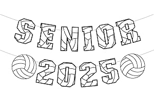 Volleyball Graduation Party Decoration Senior 2025