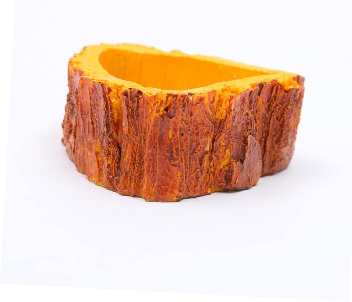 Reptile Water Bowl Reptile Feeding Bowl,1Pc Food Bowl Reptile Feeder Bowl Reptile Feeding Dish Reptile Rock Bowl Reptile Corner Water Bowl Lizard Feeding Bowl Lizard