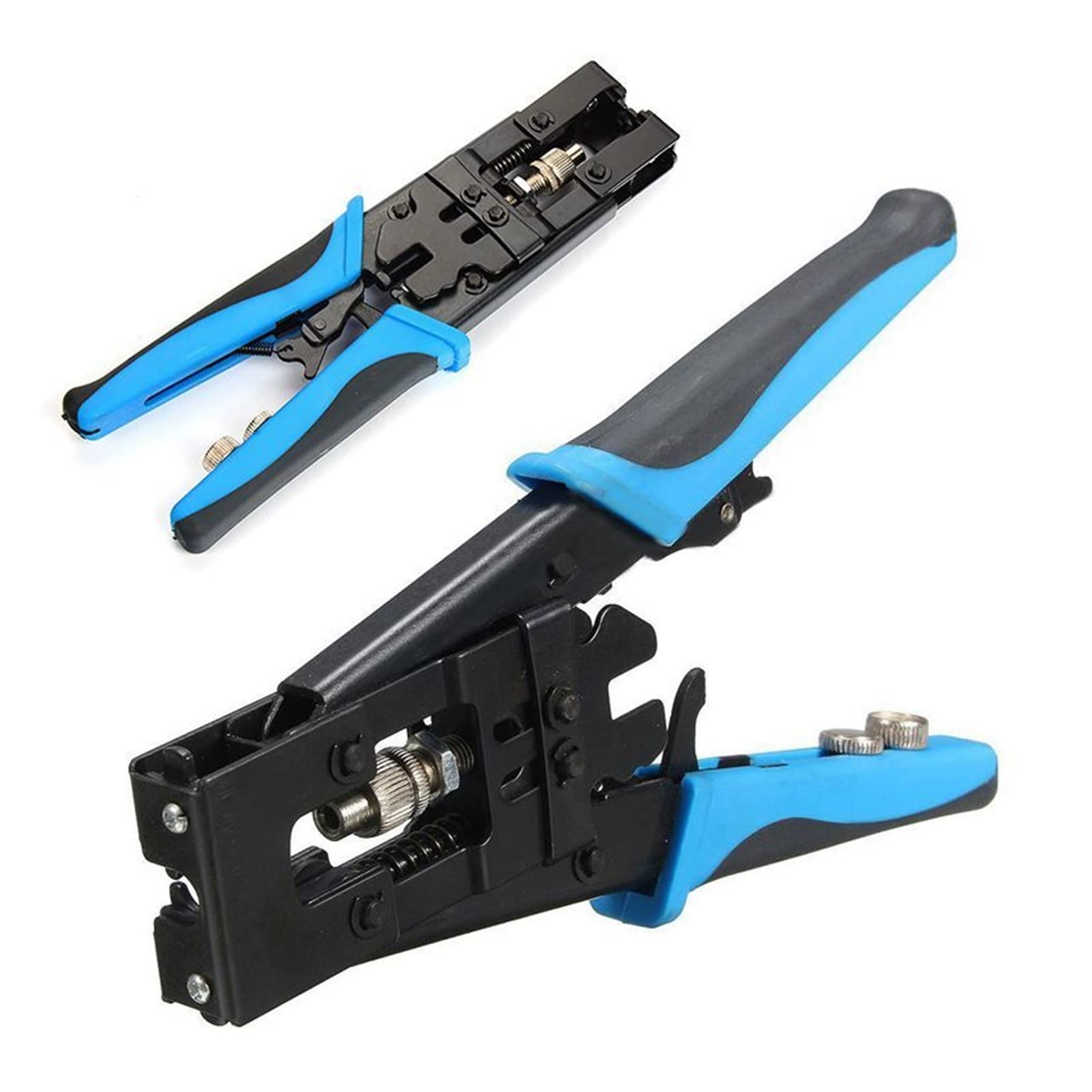 Dopasuj do 1 pc Trwałe narzędzie dociskowe COAX Compression Connector Connector Drut Cutter Regulowany Szczypce do zaciskania