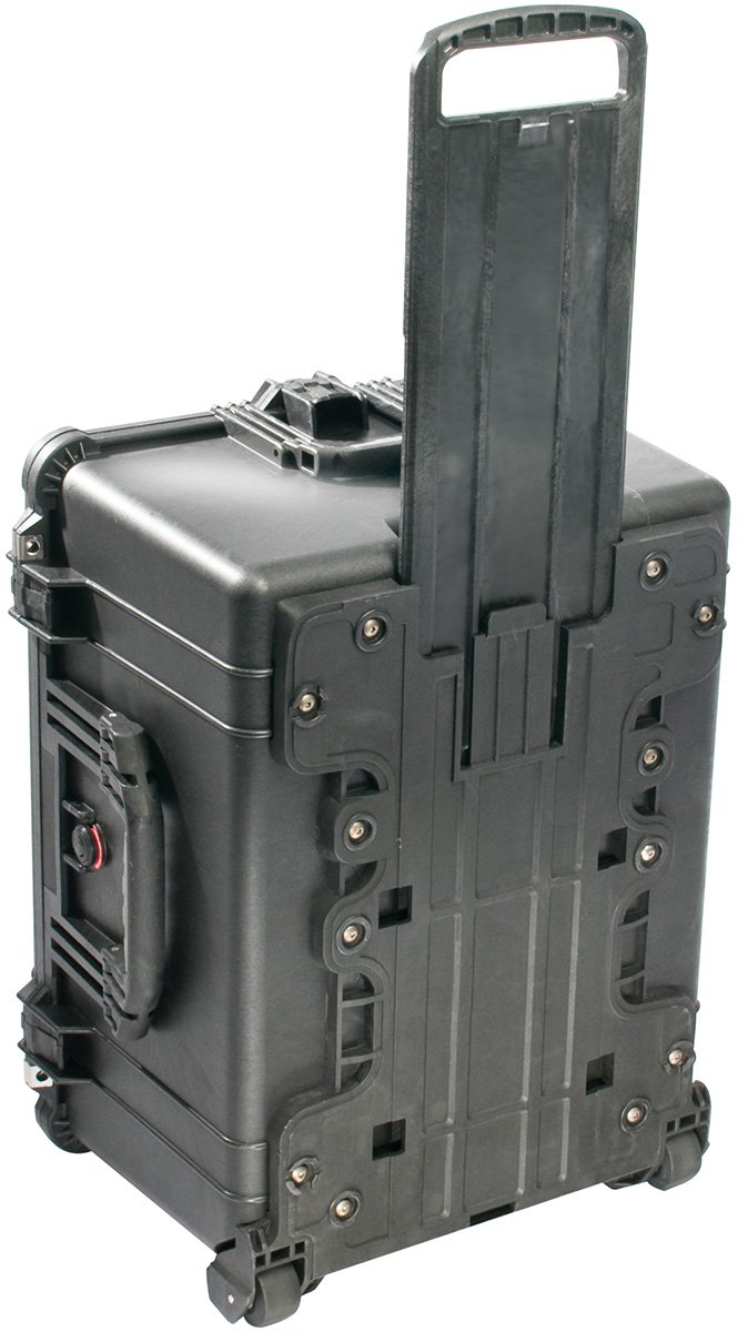 Peli, 1620 Valigia per telecamere professionali, IP67 Impermeabile e a prova di polvere, Capacità di 72L, Prodotto in Germania, Con Inserto in schiuma personalizzabile, Nero