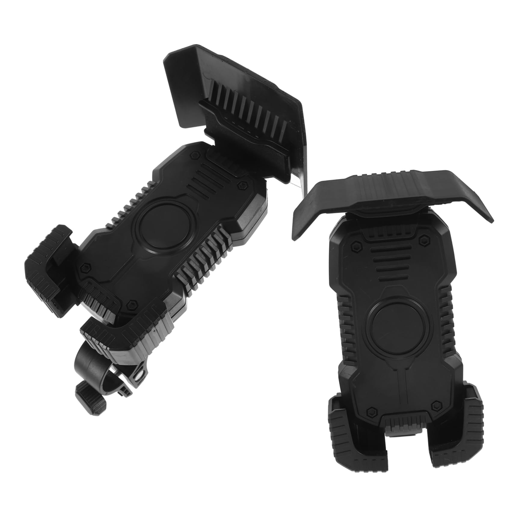ARTIBETTER 2-Piece Motorcycle Handlebar Phone Mount Bike Phone Holder Vibration-dampening for Bicycles E-Bikes Secure Adjustable Phone Stand for Bike Riding Accessories