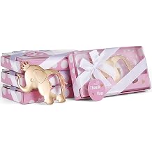 24 pcs Cute Elephant Theme Bottle Opener Boy/Girl Baby Shower Favors/Souvenirs for Guest,Elephant Baby Shower Decorations,Birthday,Gender Reveal Party Favor and Keepsake Supplies 24, Pink