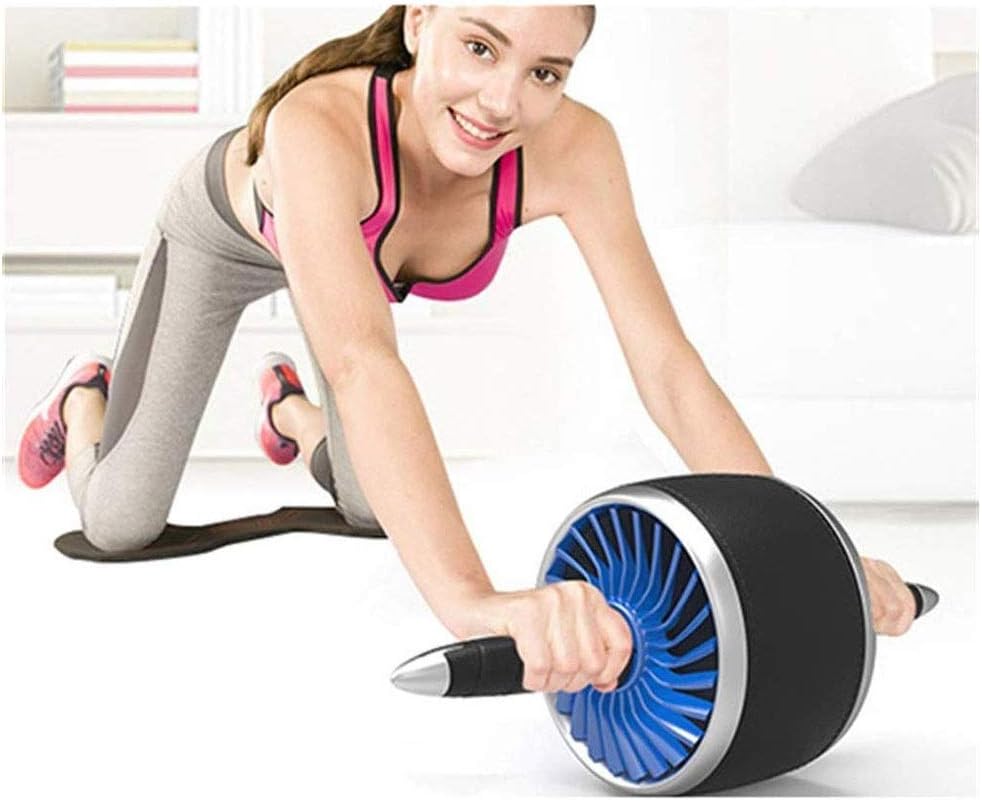 Abdominal Muscle Wheel - Wheel Mute Wheel Home Reduction Belly Fitness Equipment Abdomen Machine