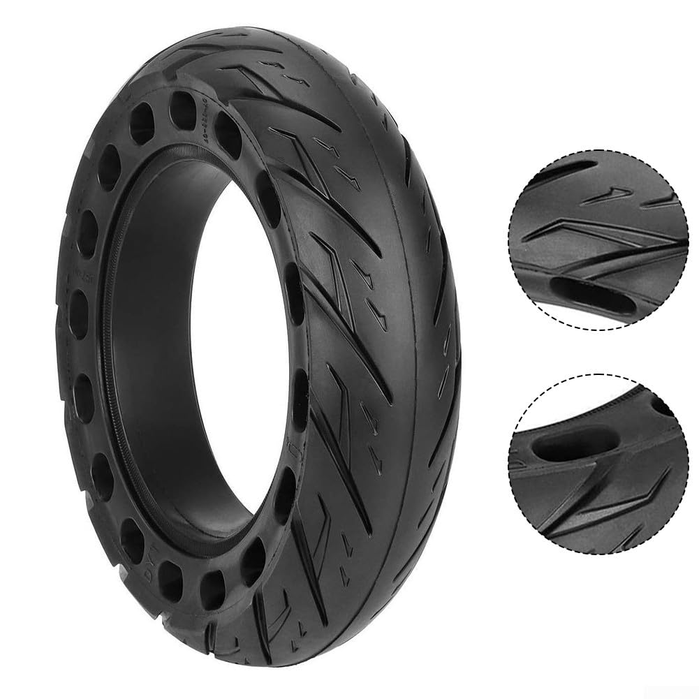 Pneumatico di Ricambio per Monopattino Elettrico, Gomma Piena da 10 Pollici 10X2.50 per Monopattino Elettrico Max G30