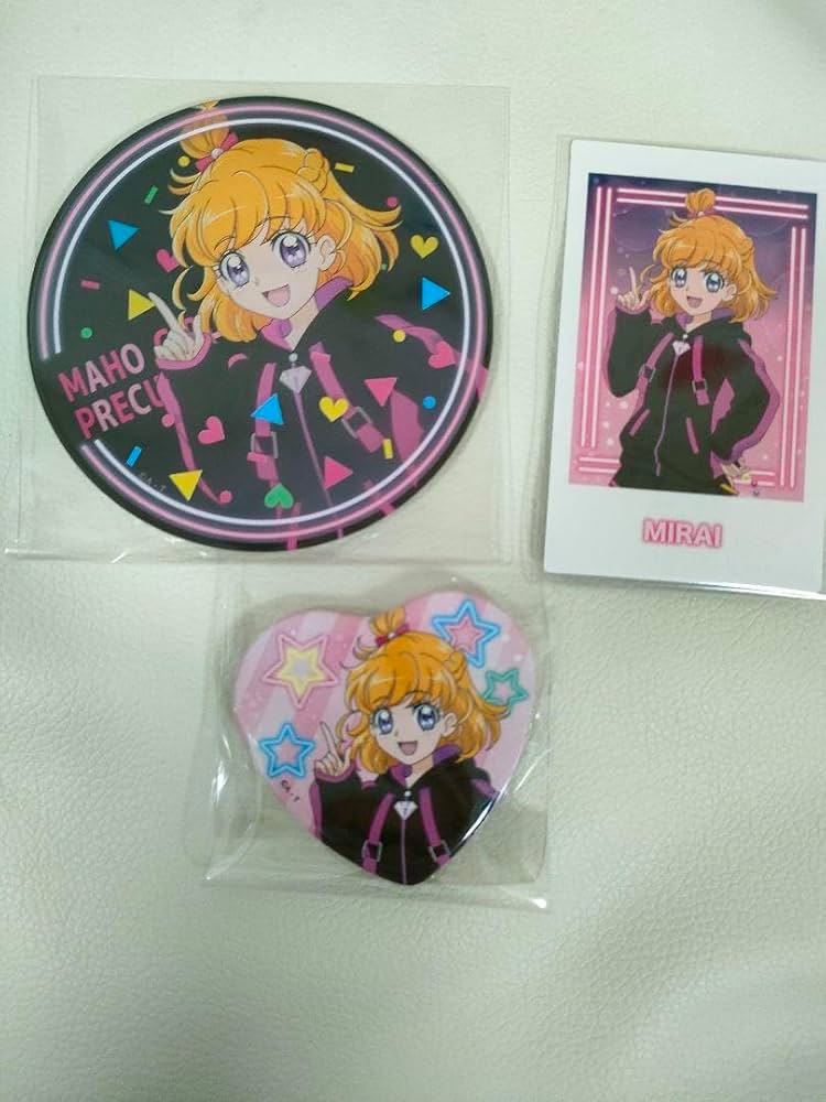 プリキュアマルイ缶バッジ朝日奈みらい プリキュアマルイ缶バッジ朝日奈みらい