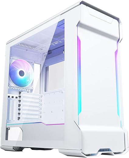 Phanteks Enthoo Evolv X Glass Mid- Tower Computer Case/Gaming Cabinet – Matte White | Support – E-ATX, ATX, Micro ATX, Mini ITX – PH-ES518XTG_DMW01