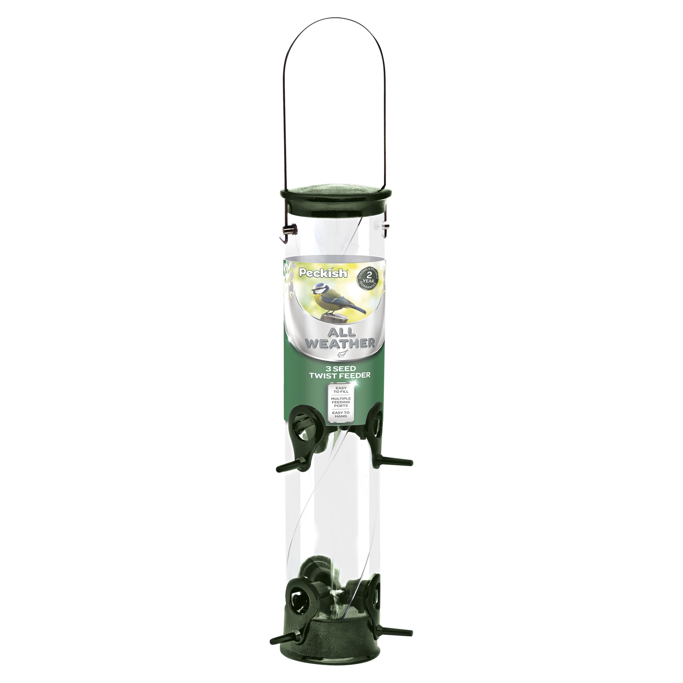 Peckish Mealworm Ready To Use Feeder, Large, Green — view 11