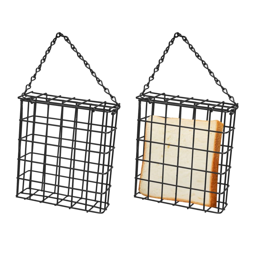 Bird Suet Feeder, 2PCS Hanging Birds Feeder with Open Grid, Easy to Install, Woodpecker Feeders for Outdoor Garden Balcony Tree Branch