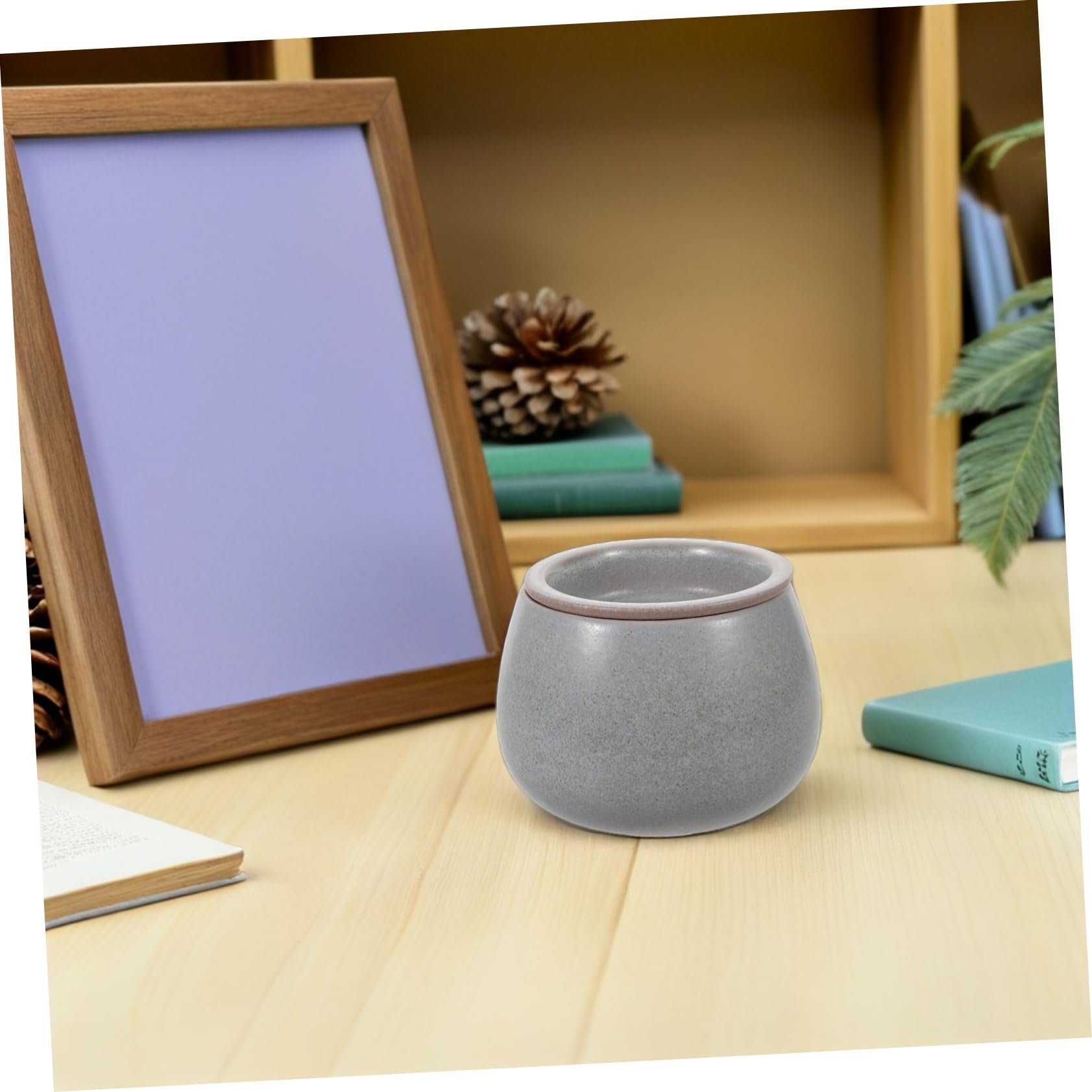 iplusmile Ceramiczny Zbiornik Do Filiżanek Do Herbaty z Filtrem i Pokrywą Pojemny Zbiornik Odpady Herbaciane Eleganckich Ceremonii Herbacianych Praktyczne Akcesorium Naczyń Herbaty