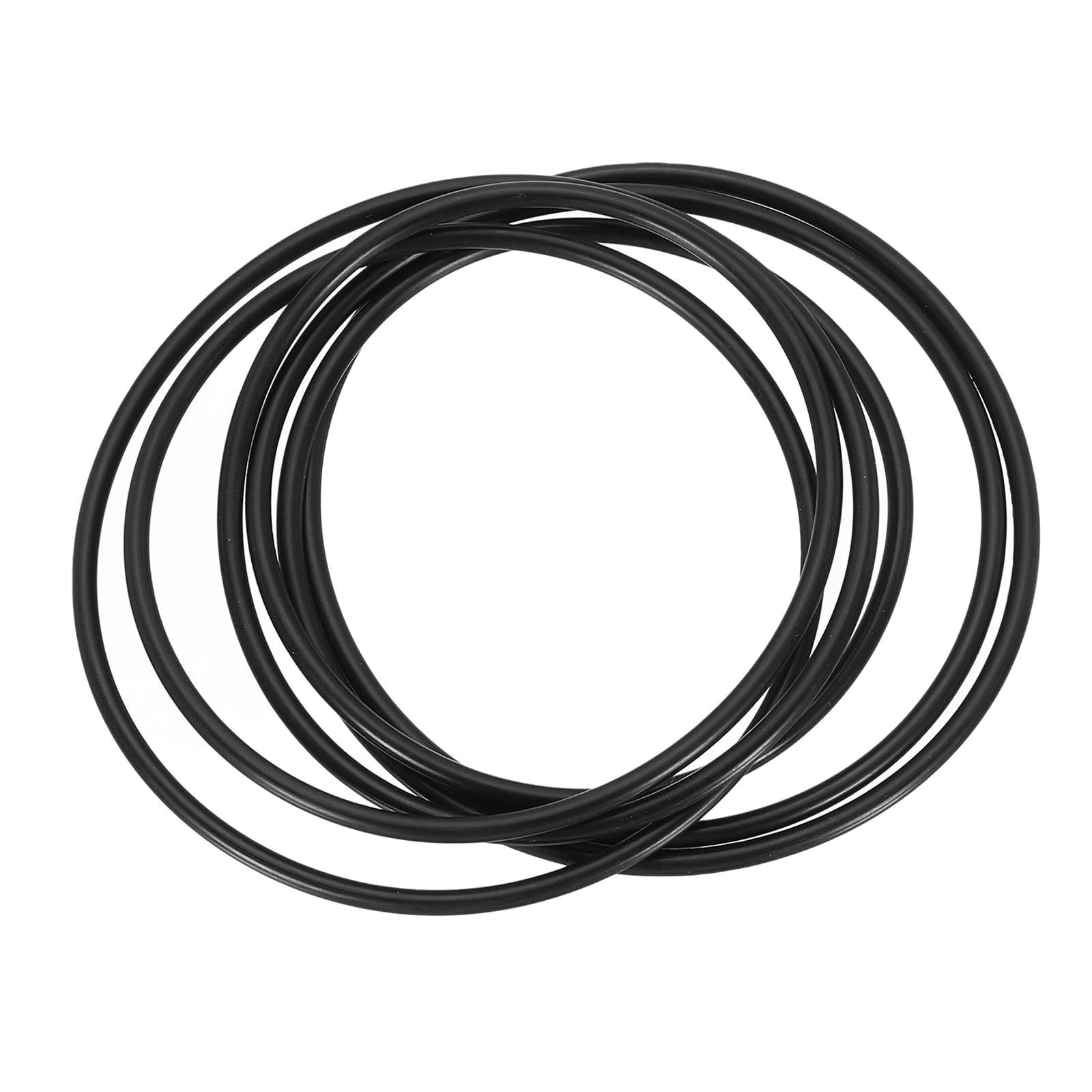 uxcell 2Pcs AS-171 O-Rings, Nitrile Rubber O-Rings 8" ID, 8-3/16" OD, 3/32" Width Round Sealing Gasket for Automotive Machine Plumbing Sealing Repair (70 Durometer, Black)