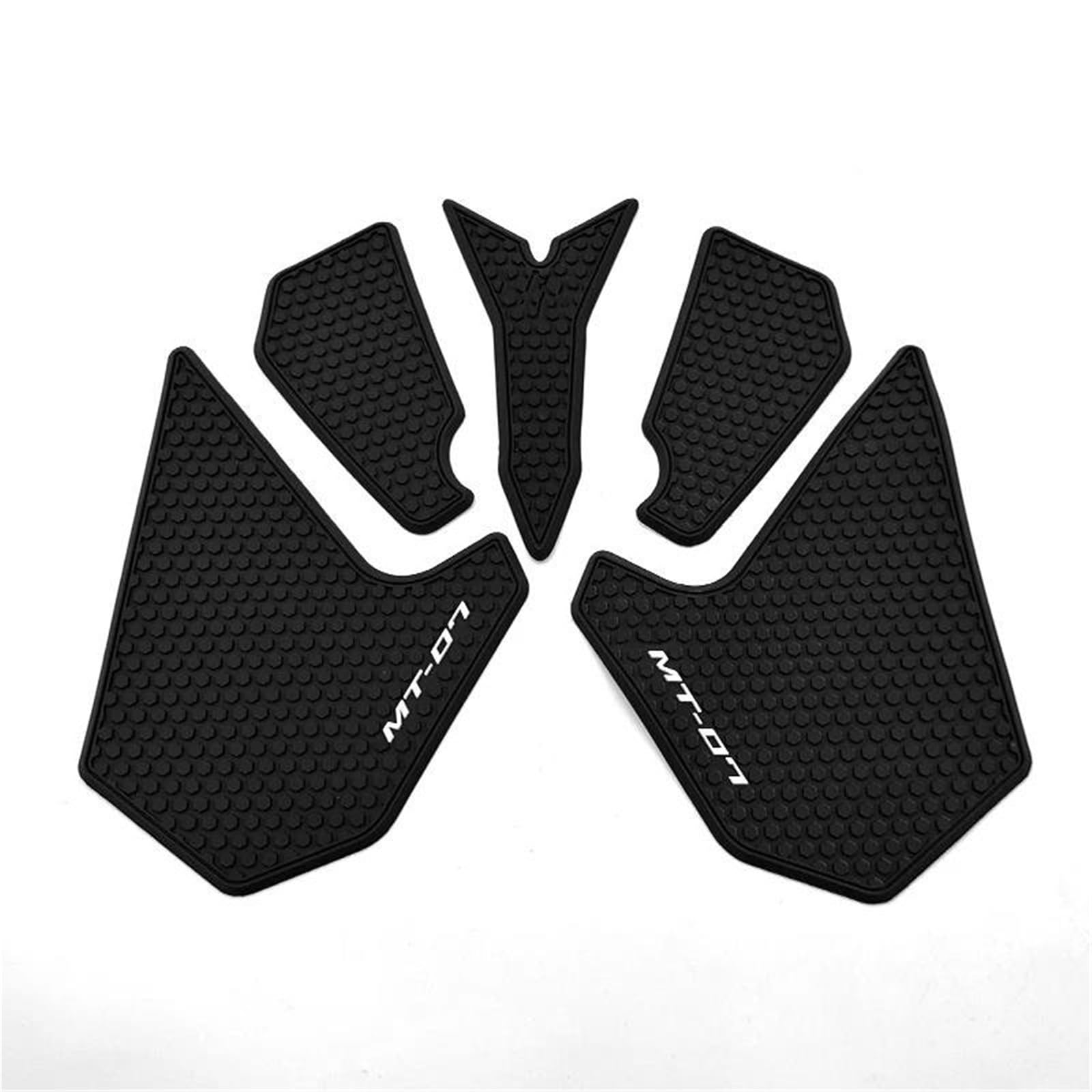Motorrad-Tankpad Für Yamaha MT07 MT-07 Mt 07 2018–2023, rutschfest, Wasserdicht Tankaufkleber(SCHWARZ 1,2018-2020)