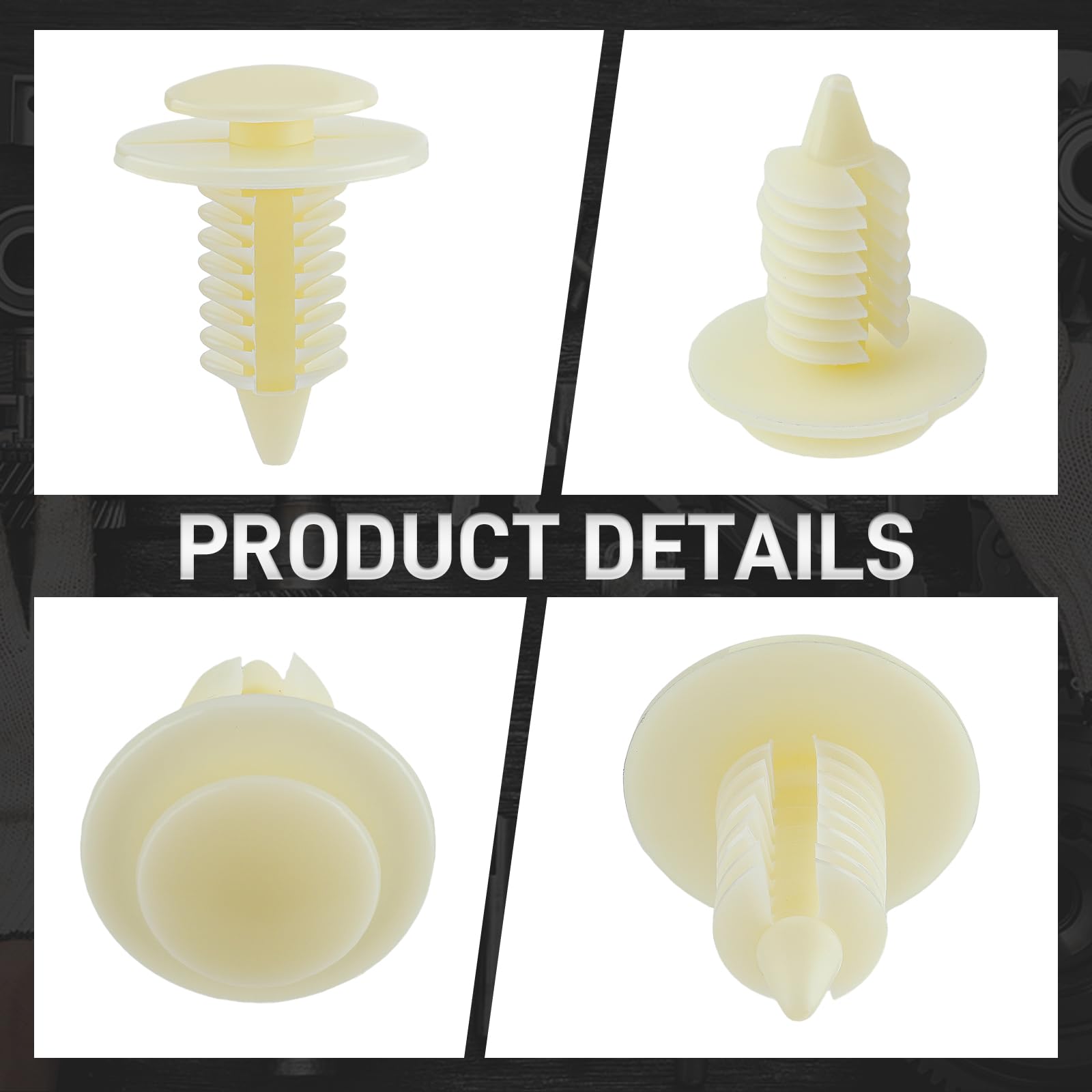 Ford Lincoln Mercury Body Fender Door Side Trim Moulding Molding Clips 20pcs Z E - Foto 2