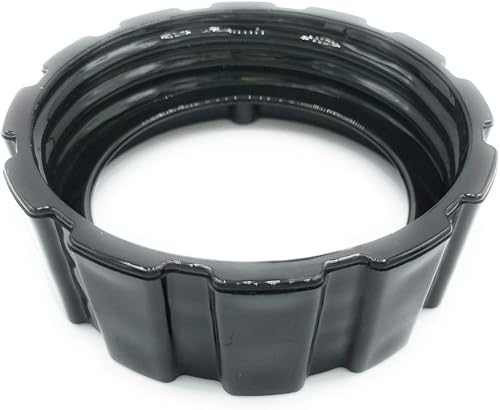 Blendin Tapa de plástico para anillo inferior de repuesto, compatible con licuadoras Hamilton Beach 990035900, HB908, 909, 919 (negro)