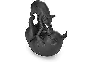 Dapper Mother and Baby Pig Figurines for Home Decor