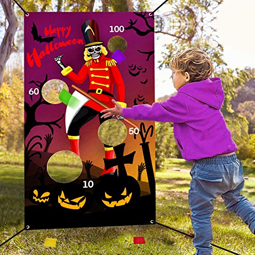 Halloween Bean Bag Toss Games For Kids