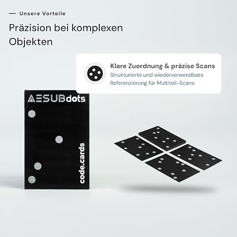 AESUB code.cards - High Reflective Retro Diameter 6 mm (1 Set)