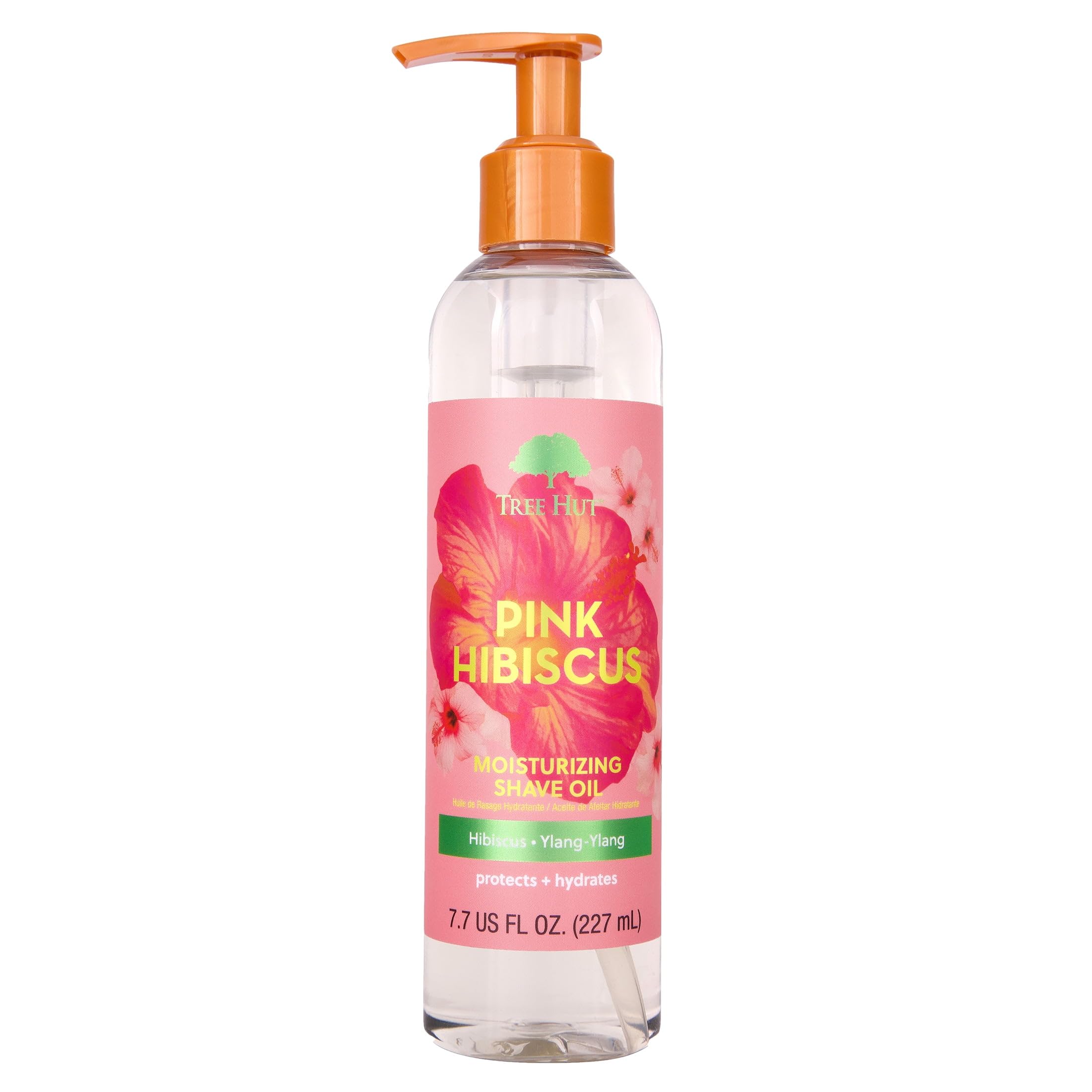 Amazon.com: Tree Hut Pink Hibiscus Moisturizing Shave Oil, Gel-to