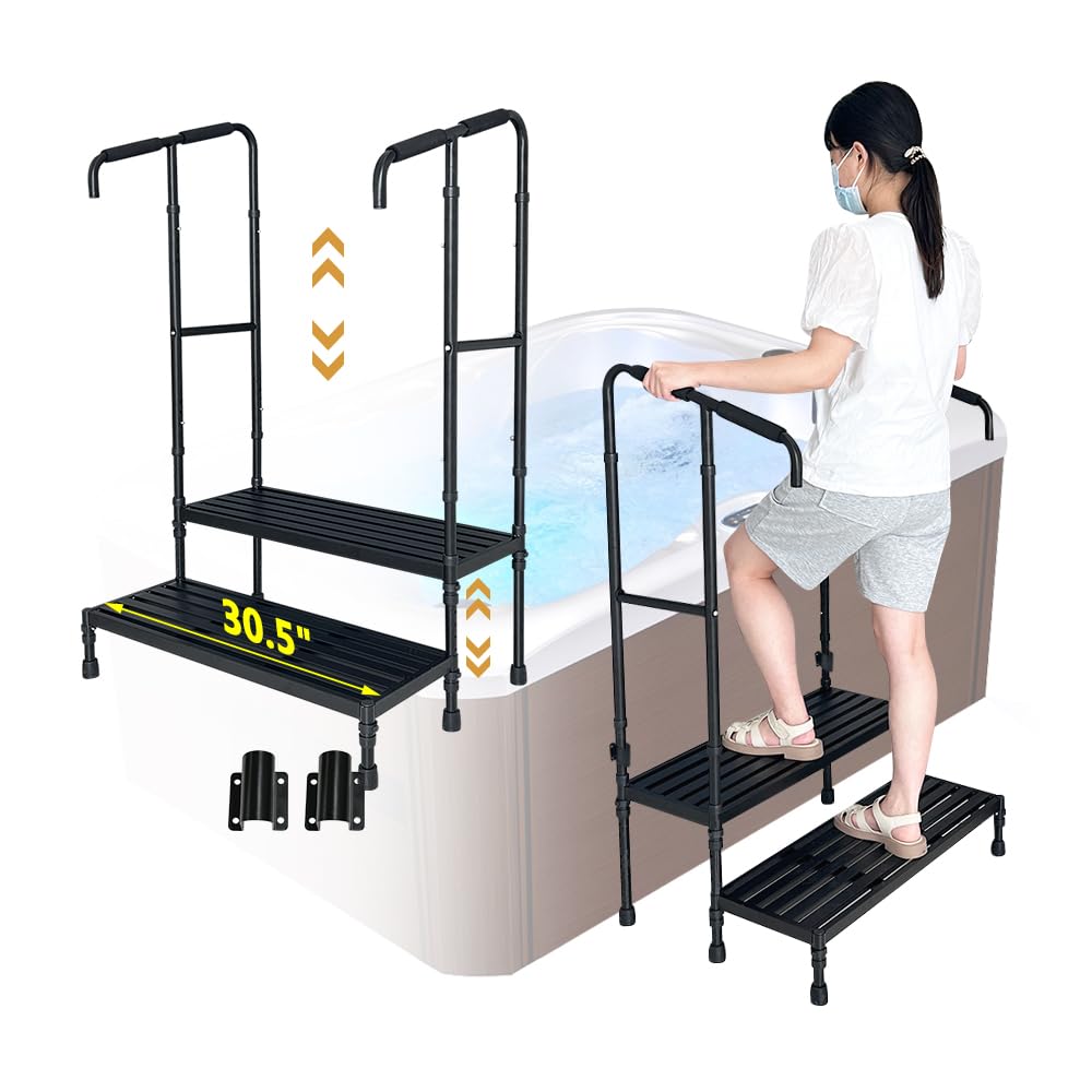 Buy Pool Steps Above Ground Stairs Swimming Pool Ladder Heavy Duty