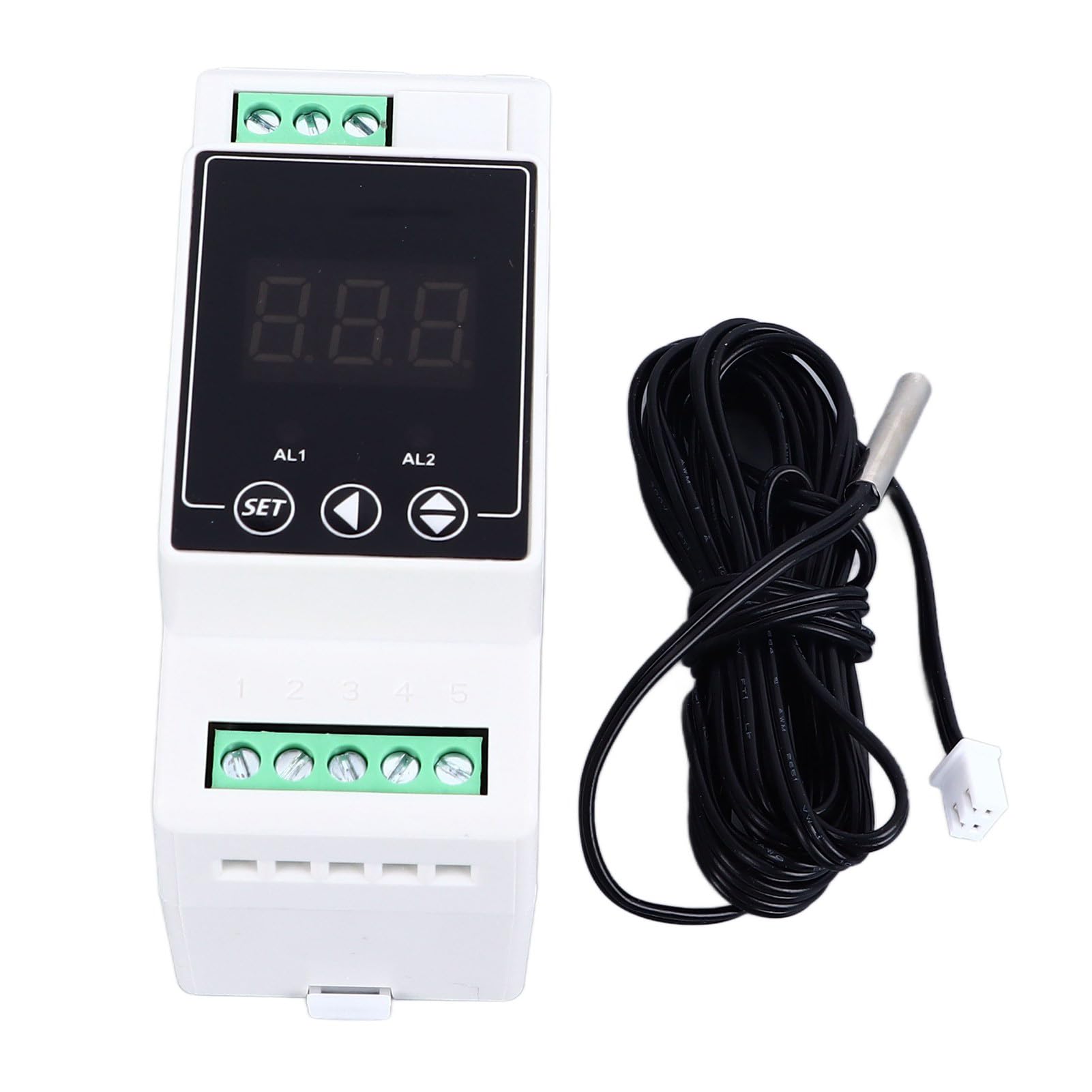 Controlador de Temperatura Digital Termostato con Cable de Detección AC100-240V