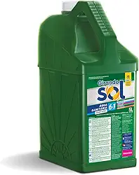 Girando Sol Água Sanitária Verde Tradicional 5L Alvejante Sanitário Com Cloro Ativo Verde Uma Aliada Indispensável Na Limpeza Pesada : Sua Casa Merece O Melhor Cuidado