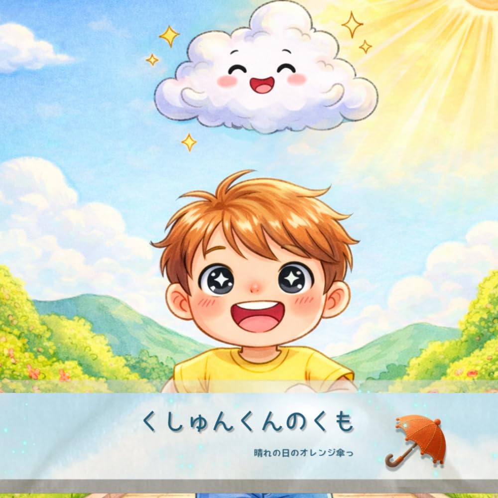 【AI絵本】【Storybook】　くしゅんくんのくも（1歳2歳3歳4歳5歳6歳向け）子供向け　寝かしつけ絵本　やさしさ: 読み聞かせ絵本