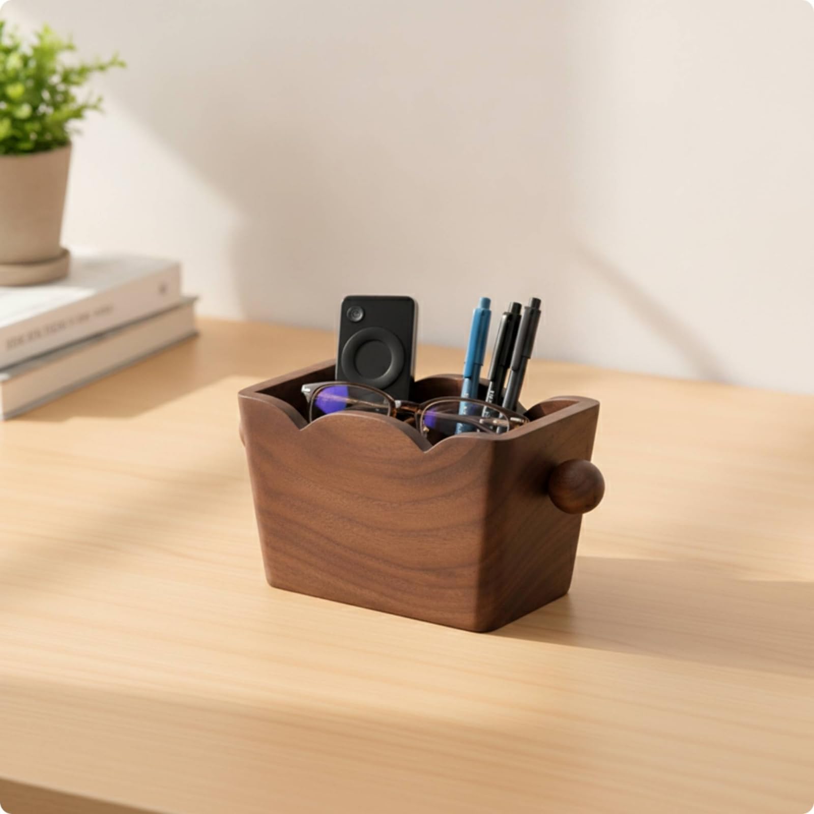 Caja con Compartimentos Multifuncional Organizador s a Distancia Ahorra Espacio para Escritorio, style to 1