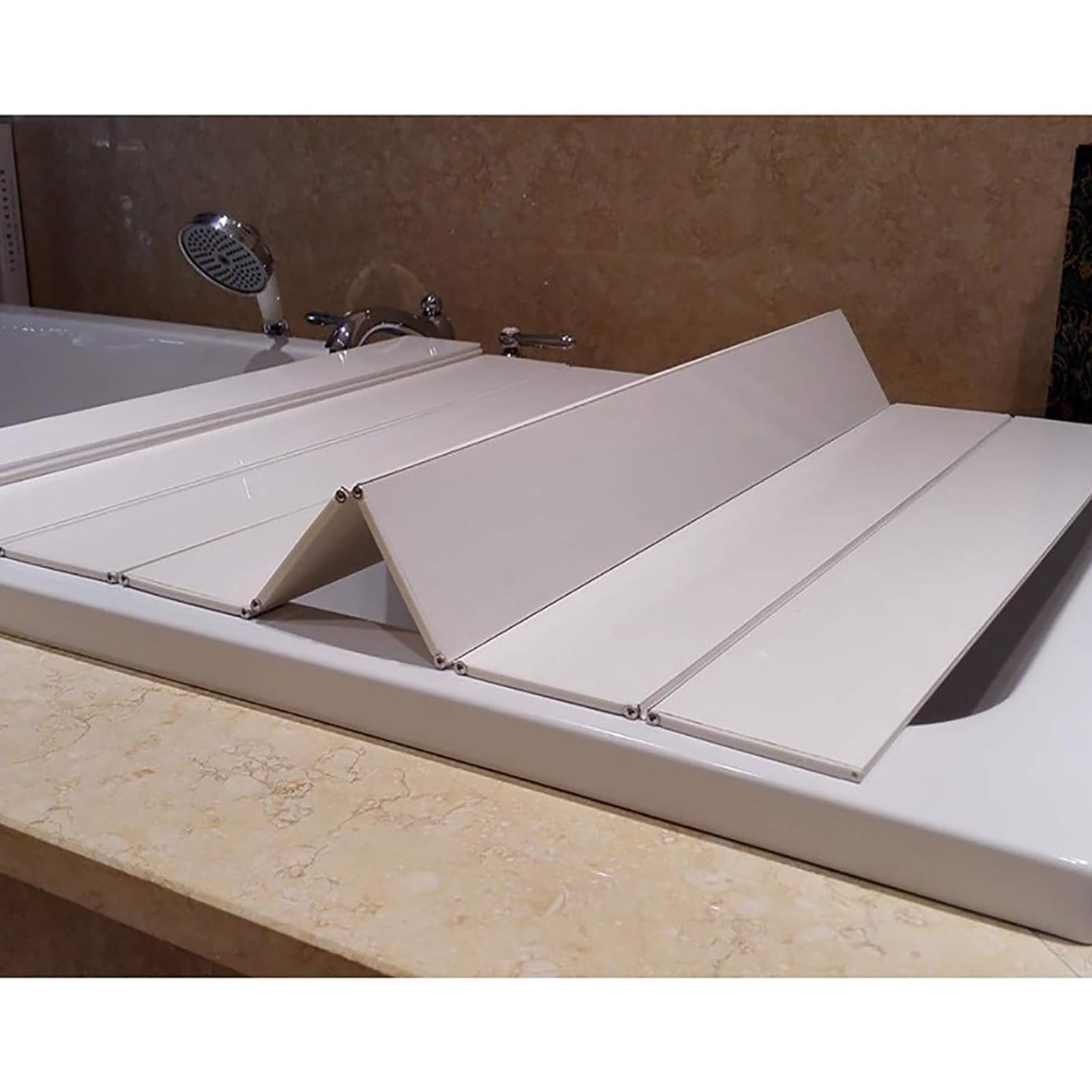 Badewannenablage, 0,6 cm, Staubdicht Und Wasserdicht, Zusammenklappbar, Staubdichte Platte, Isolierte Badewannenablage, Geeignet for Die Badezeit Im Badezimmer Zu Hause (Size : 115x80x0.6cm)