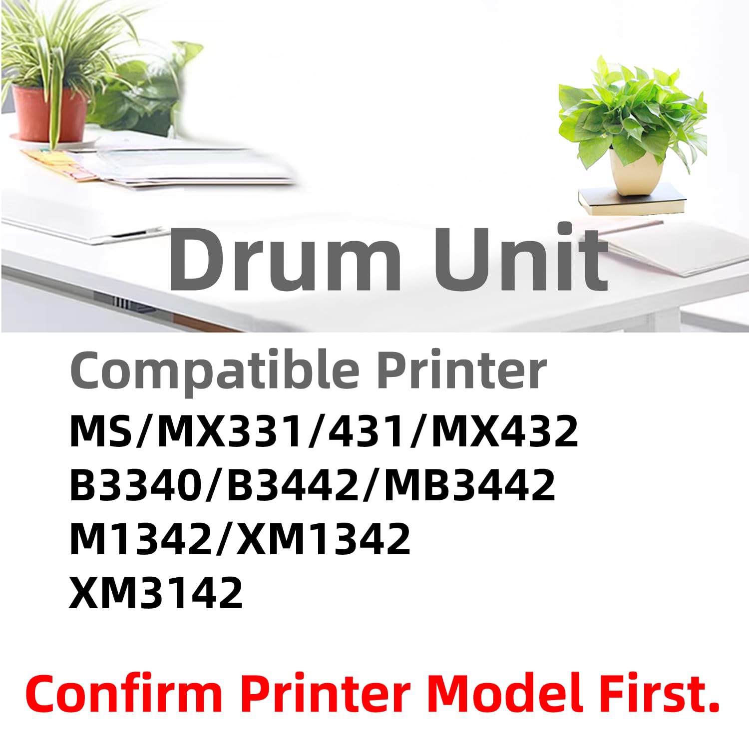 55B0ZA0 jednostka obrazująca zamiennik bębna do drukarki Lexmark MS331dn MS431dn MS431dw MX331adn MX431adn MX431adw MX432adwe drukarki (550ZA0-1Pack-40000 stron)