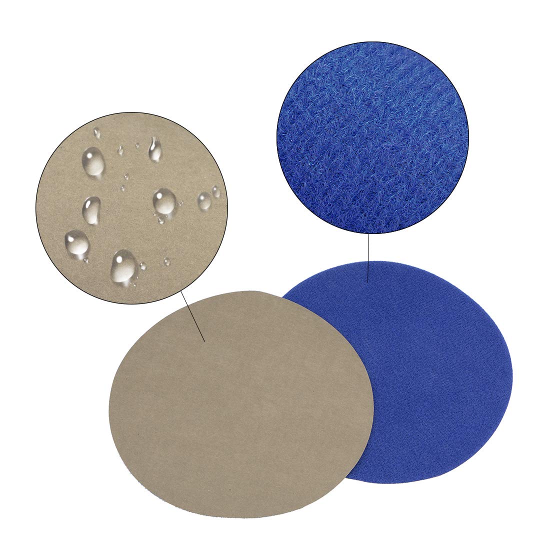 Sourcing Map 3" Gancho Y Bucle Lijado Disco 240/320/400 Granos