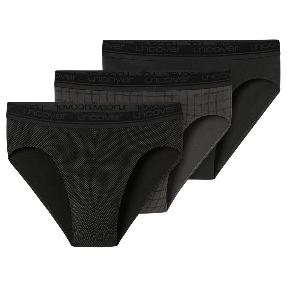 Uncover by Schiesser - Cotton - Rio Slip/Unterhose - 3er Pack (XL Schwarz)