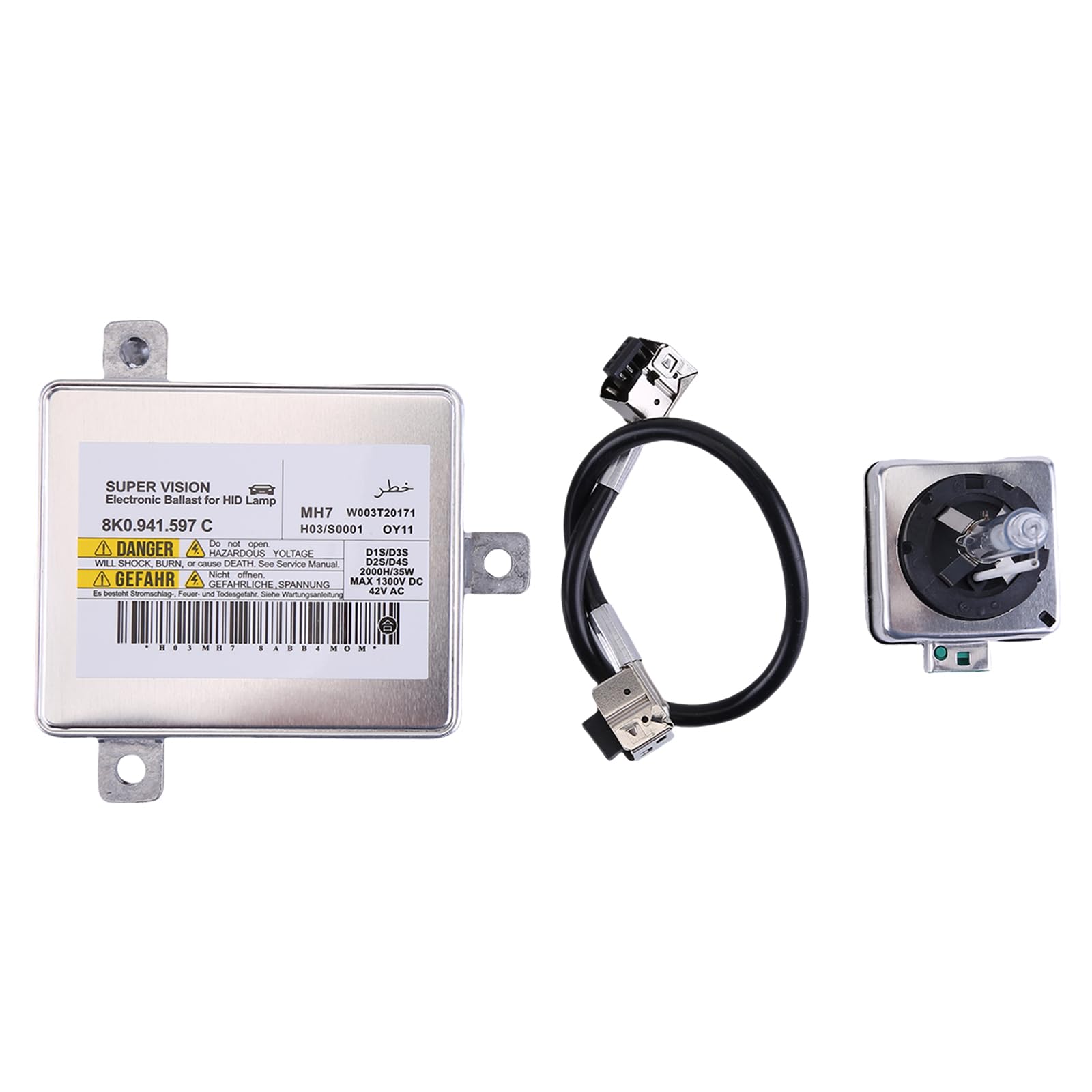 TukboTech 99161832303 Xenon Headlight Ballast Control Unit Module Set with D3S Bulb Compatible for Macan 2015-2018