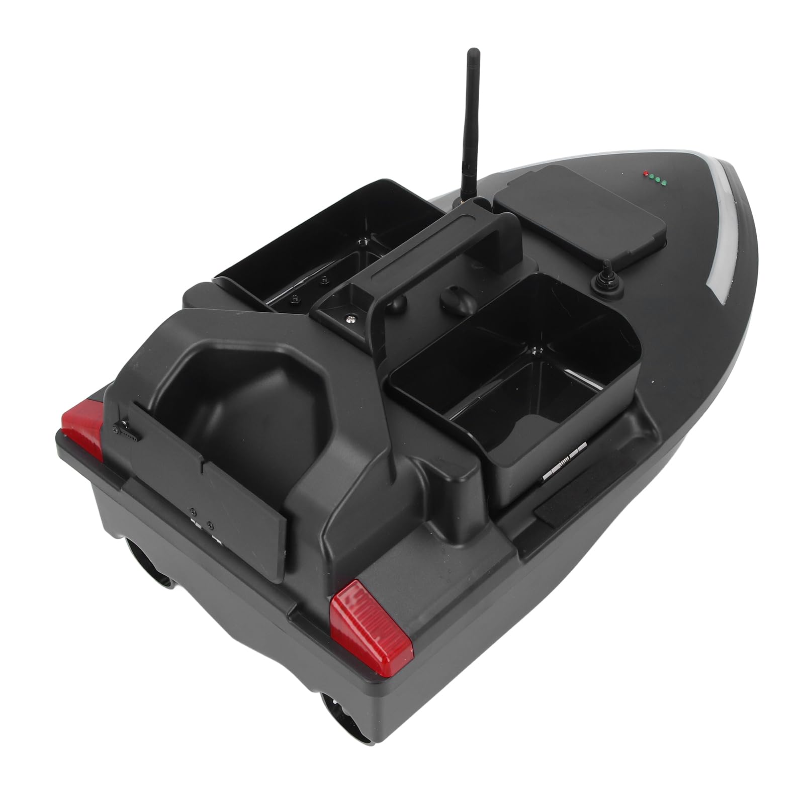 Remote Control Bait Boat, Dual Motor Auto Return 3 Bait Design with Anti Dehooking for River, 500m Control Distance with Lithium Battery, ABS Material
