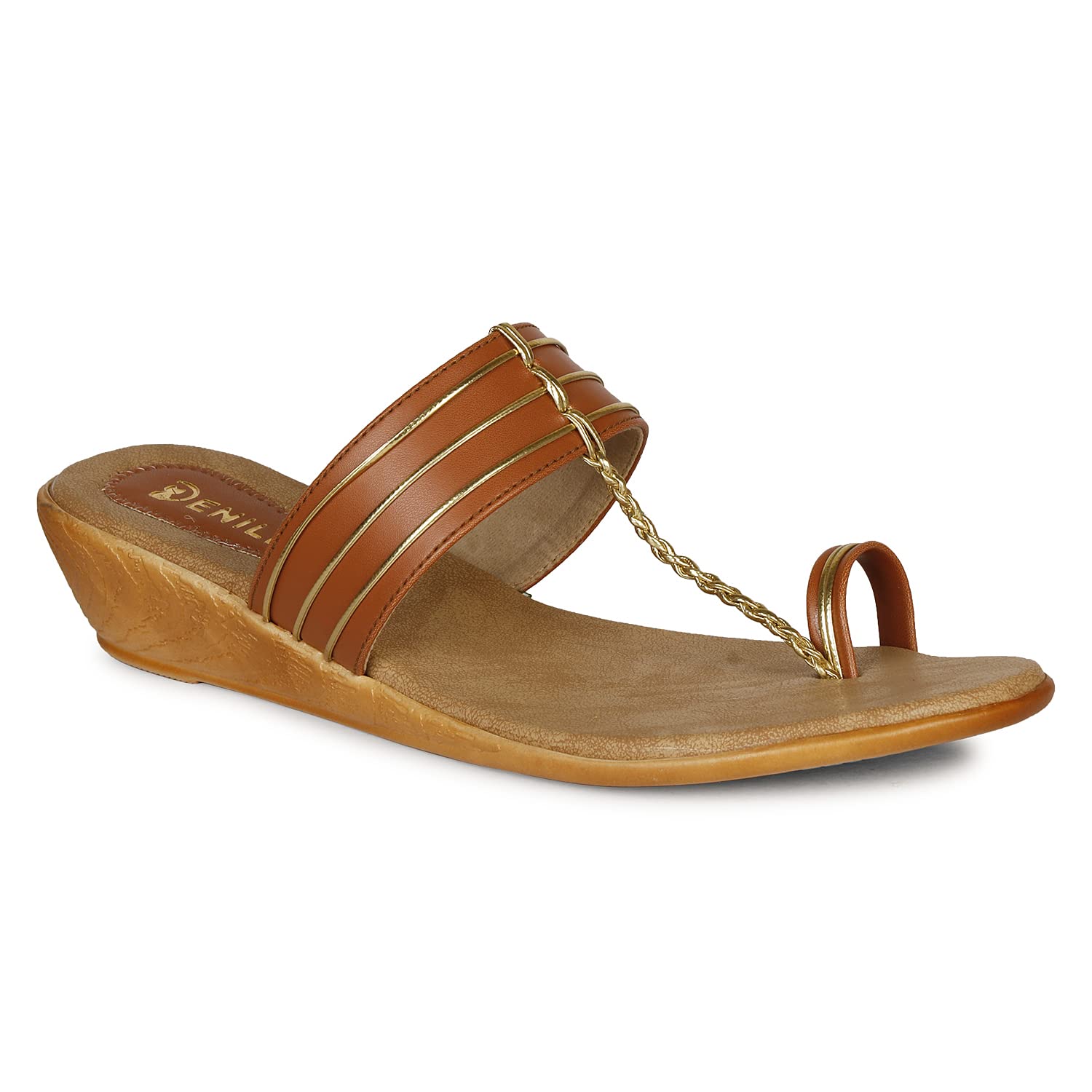 Denill Toe Srap Wedge Sandal UK- 3 (B09W1FKB6X) Amazon Price History, Amazon Price Tracker