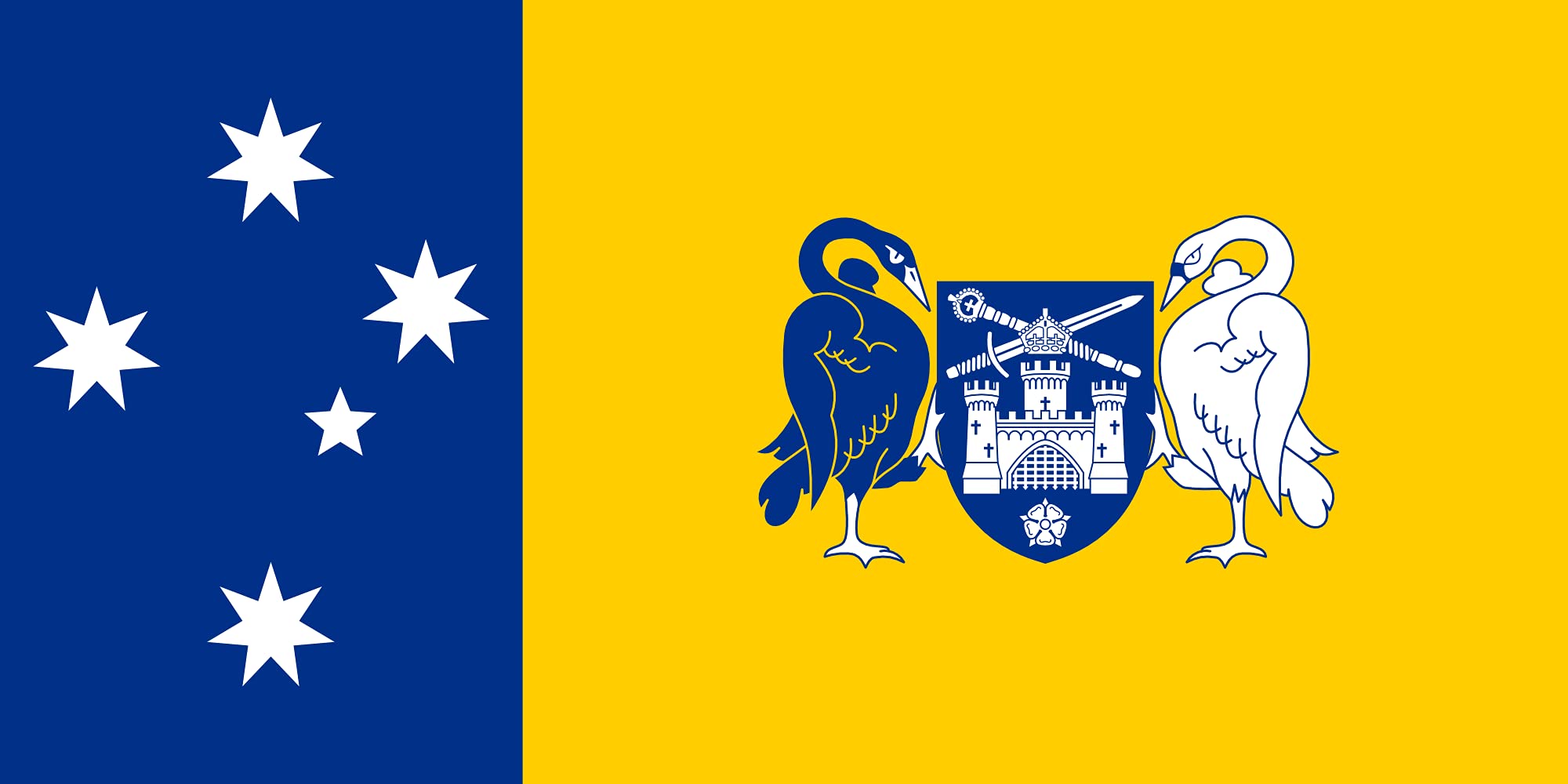 Drapeau Large+ Territoire de la capitale australienne pavillon grand format